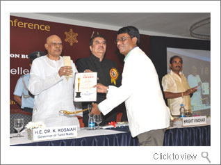Governor of Tamilnadu Awarding JDS Director
